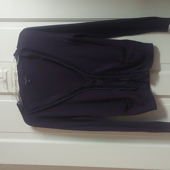 ❣️💫MARK DOWN💫❣️Banana Republic purple Cardigan - Picture 1 of 8